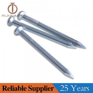 Galvanized Round Concrete Steel Nails,  Zinc Plated, 25Years Factory